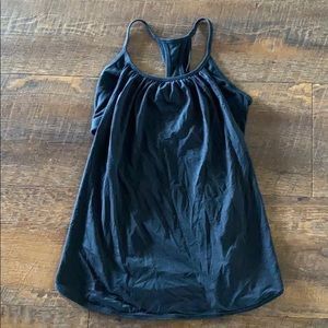 Blank Lululemon tank top with built in Sports bra